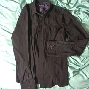 Mens long sleeve button up